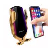 4896 3 4896 3 drzak na telefon do auta se senzorem a bezdratovym nabijenim r1 barva zlata