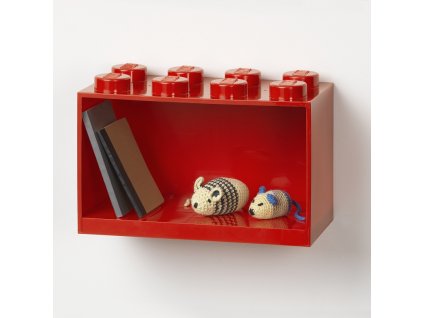 LEGO 41151730 Brick 8 závesná polica - červená
