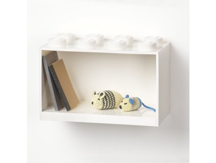 LEGO 41151735 Brick 8 závesná polica - biela