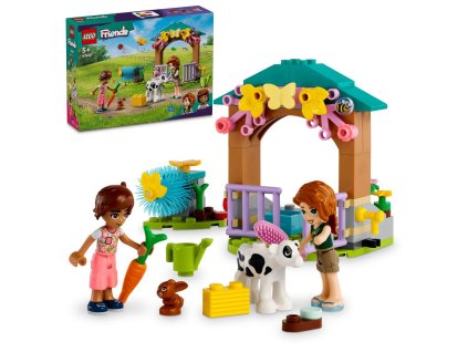 LEGO® Friends 42607 Autumn a jej stajňa pre teliatko