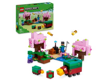 LEGO® Minecraft 21260 Záhrada s rozkvitnutými čerešňami