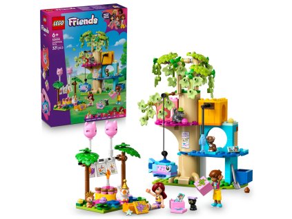 LEGO® Friends 42666 Mačacia narodeninová oslava a domček na strome