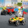 LEGO® City 60458 Pretekársky balíček: Rozvoz pizzy vs. hasičské auto