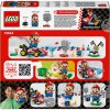 LEGO® Super Mario 72043 Mario Kart™ – Interaktívny LEGO® Mario™ a Standard Kart