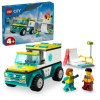 LEGO® City 60403 Sanitka a snowbordista