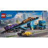 LEGO® City 60408 Kamión na prepravu áut so športiakmi