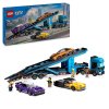 LEGO® City 60408 Kamión na prepravu áut so športiakmi