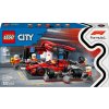 LEGO® City 60443 Zastávka v F1® a Pit Crew s autom Ferrari