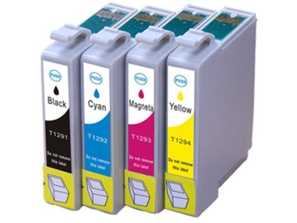 Alternativa Color X  sada  Epson T1295 C/M/Y/BK, 18ml černá, 15ml barvy