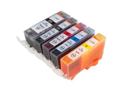 Alternativa Color X sada canon CLI -526 C/M/Y/BK + PGI-525BK, 21 ml černá, 10,5 ml barvy