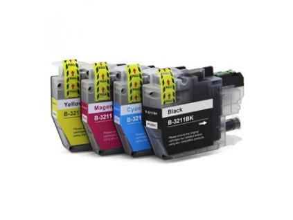 Alternativa Color X sada LC3213 pro tiskárny Brother 11 ml černá, 7 ml barvy