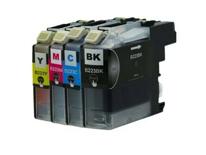 Alternativa Color X sada LC223 pro tiskárny Brother 16 ml černý 10 ml barvy