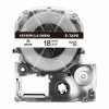 kompatibilni paska s epson as18kw 18 mm x 8 m cerny tisk bily podklad 1