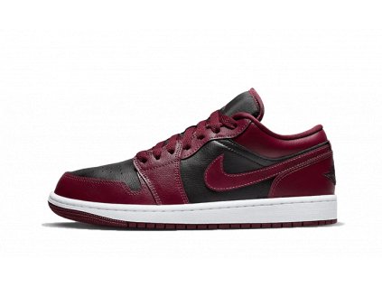 AJ1 Low Maroon Black 1