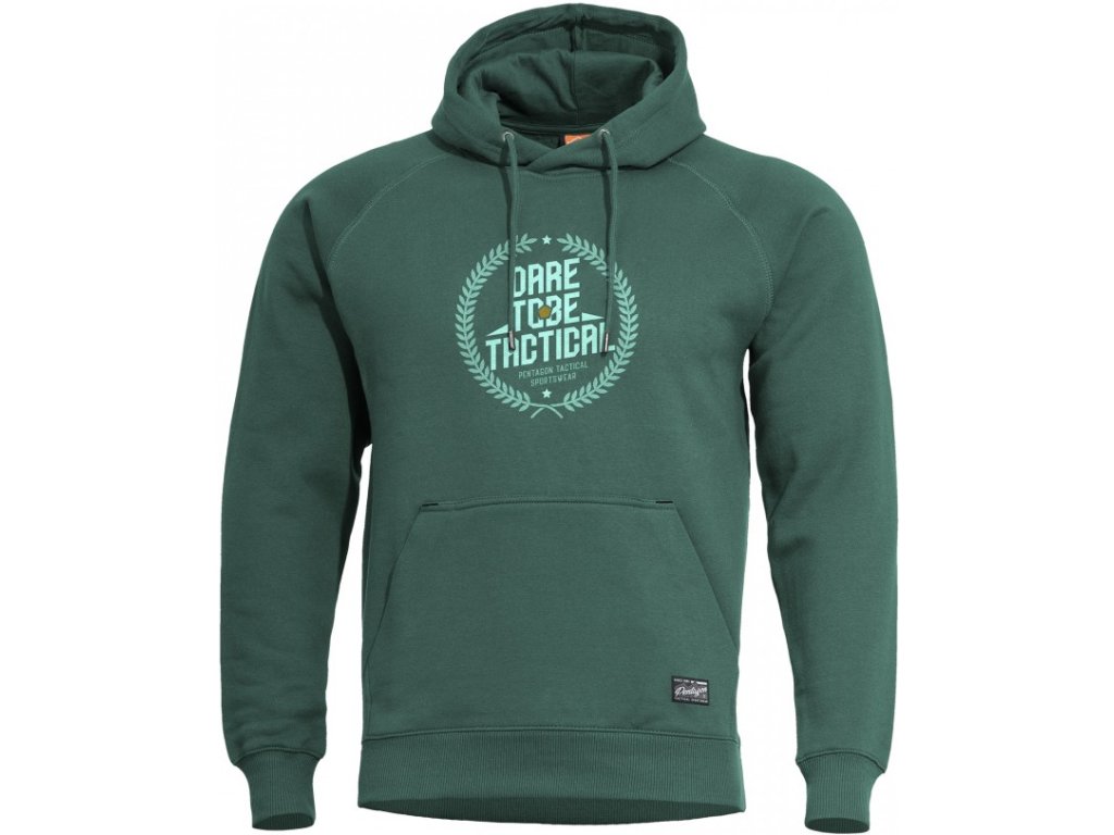 PENTAGON Mikina PHAETON s kapucňou "DTBT Laurel" - springbok green (K09021-LA)