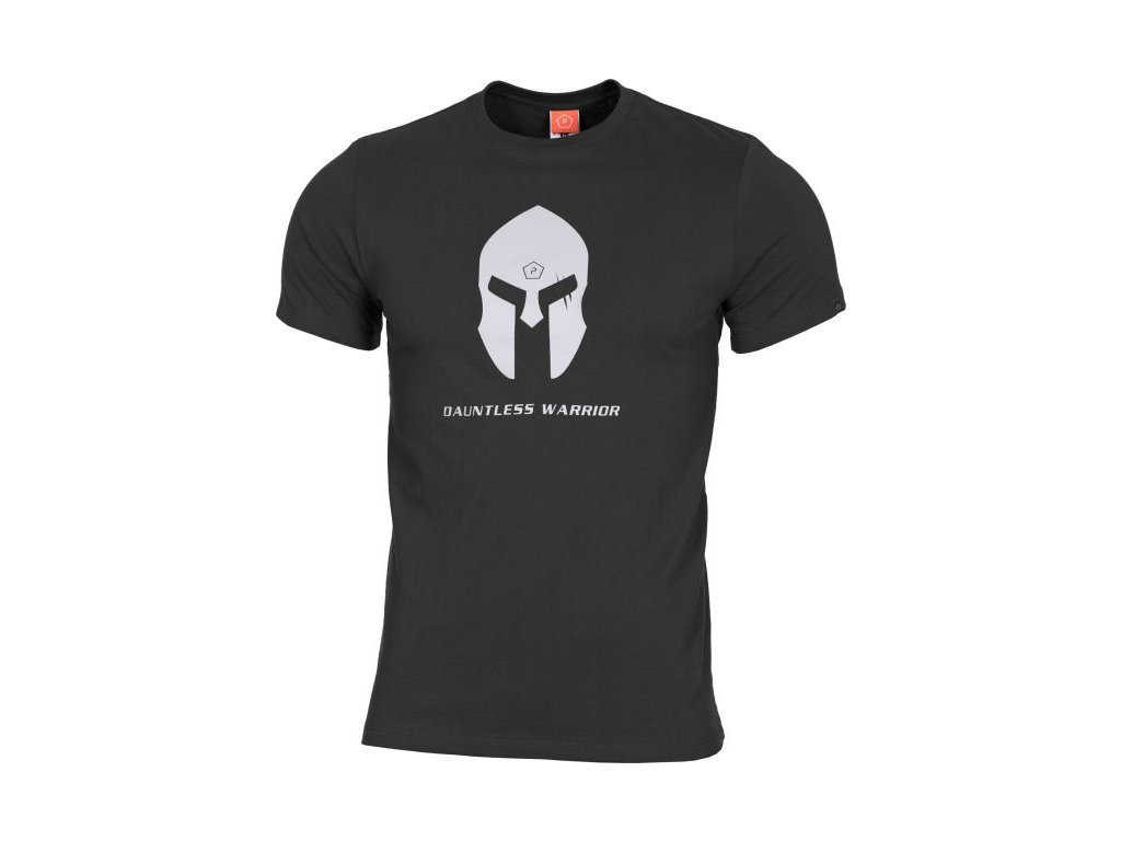 PENTAGON Tričko SPARTAN HELMET - čierne (K09012-SH-BLK)