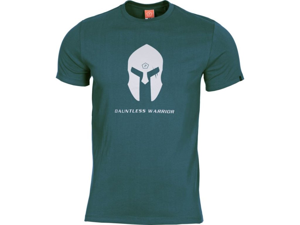 PENTAGON Tričko SPARTAN HELMET - petrol blue (K09012-SH-PB)