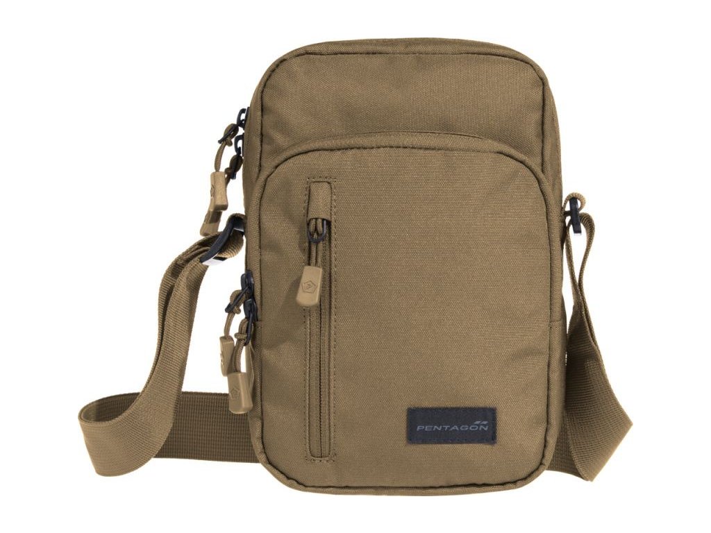 PENTAGON Taška cez rameno KLEOS - coyote (K16096)