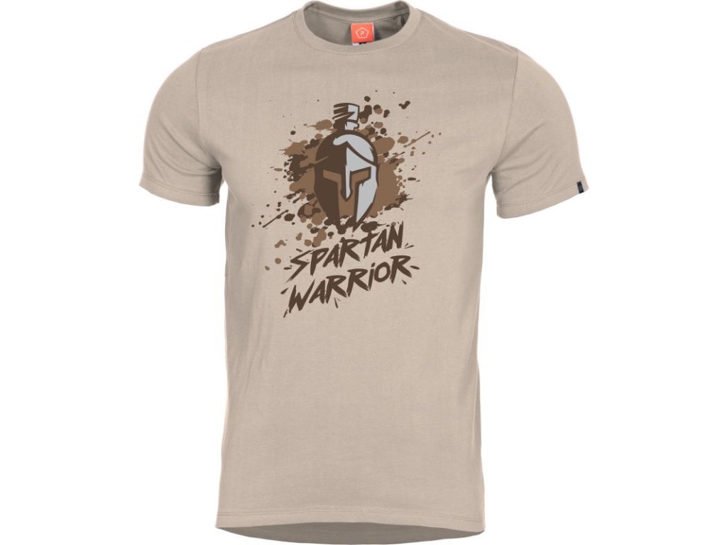 PENTAGON Tričko SPARTAN WARRIOR - khaki (K09012-SW-KH)