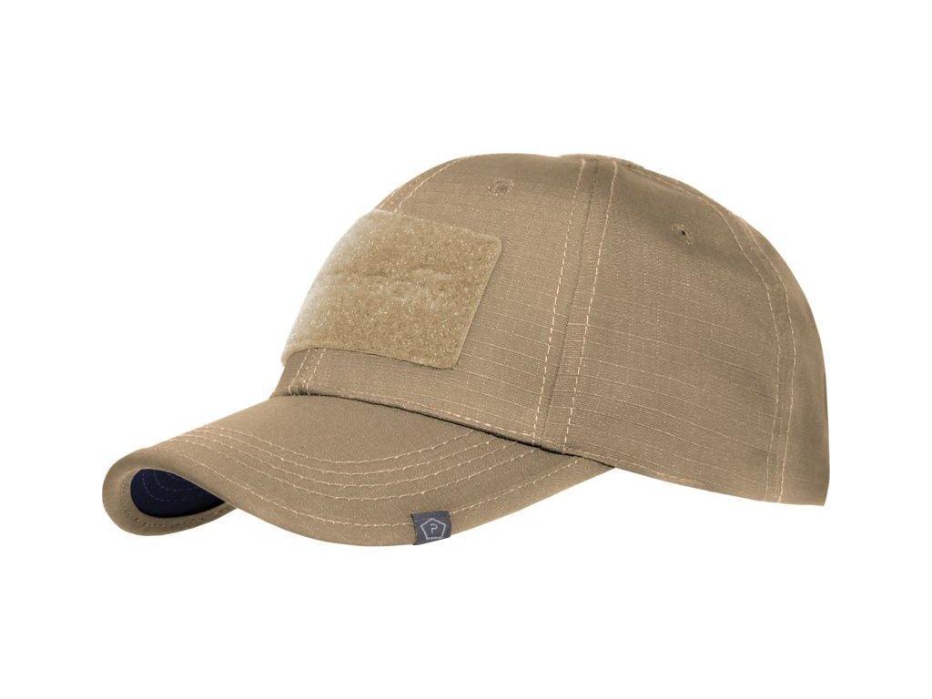 PENTAGON Baseball šiltovka s velcro panelmi, bavlna polyester - coyote (K13025-R)