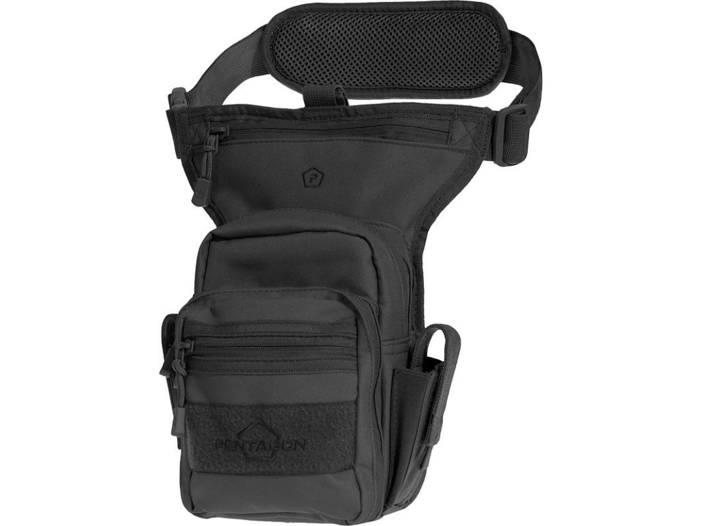 PENTAGON MAX-S 2.0 Taška na zbraň na pás - čierna (K16023)