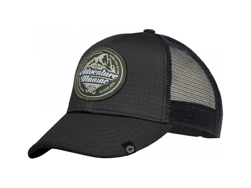 PENTAGON Baseball šiltovka ERA "Adventure Maniac" - black (K13048-AM-01BLK)