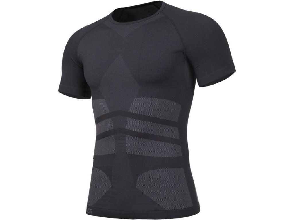 PENTAGON Funkčné tričko PLEXIS, krátky rukáv - čierne (K11010-BLK)