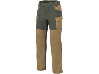 HELIKON Dlhé nohavice Hybrid Outback - coyote / taiga green A (SP-HOP-DC-1109A)