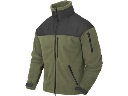 HELIKON Bunda Classic Army fleece - olive green / black (BL-CAF-FL-16)