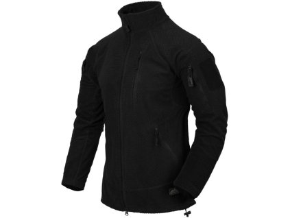 HELIKON Bunda Alpha Tactical Grid fleece - black (BL-ALT-FG-01)
