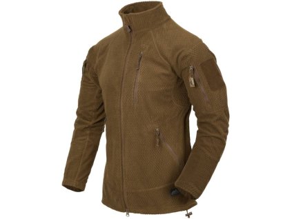 HELIKON Bunda Alpha Tactical Grid fleece - coyote (BL-ALT-FG-11)