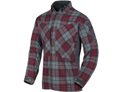 HELIKON Flanelová košela MBDU - ruby plaid (KO-MBD-PO-P1)