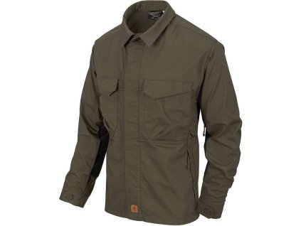 HELIKON Blúza Woodsman - taiga green / black (KO-WDN-DC-0901A)