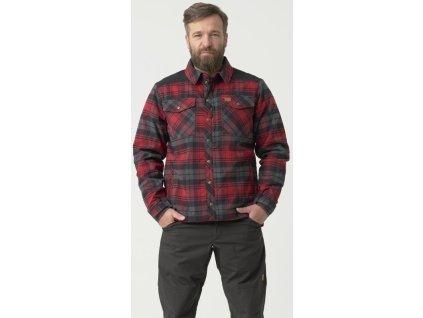 HELIKON Košela Winter Warden - slate crimson plaid (KO-WWS-PB-PJ)