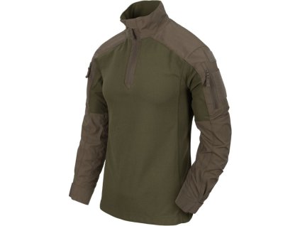 HELIKON Blúza MCDU Combat - RAL7013 / olive green (BL-MCD-NR-8102A)