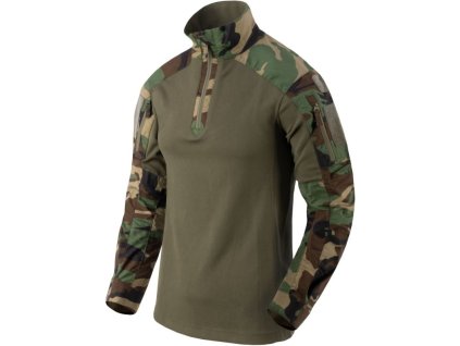 HELIKON Blúza MCDU Combat - US woodland / olive green (BL-MCD-SP-0302A)