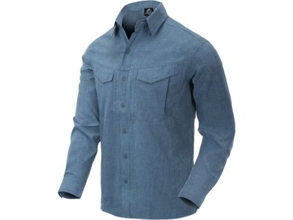 HELIKON Blúza Defender MK2 Gentleman Shirt - melange blue (KO-DGM-PO-6520Y)