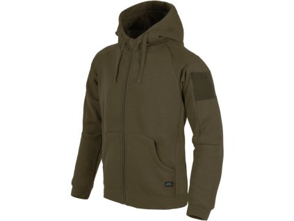 HELIKON Mikina s kapucňou Urban Tactical Hoodie Lite - green (BL-ULF-CB-82)