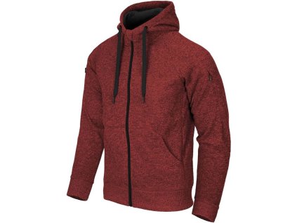 HELIKON Mikina s kapucňou Covert Tactical - melange red (BL-CHF-SF-M5)