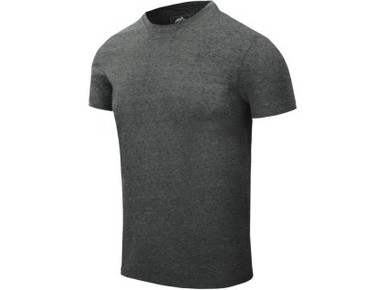 HELIKON Tričko Slim - melange black / grey (TS-TSS-CC-M1)