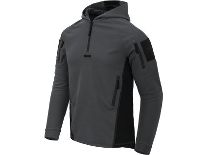 HELIKON Mikina s kapucňou Range Hoodie - TopCool - shadow grey / black (BL-BRH-TC-3501A)