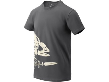 HELIKON Tričko Full Body Skeleton - shadow grey (TS-FBS-CO-35)