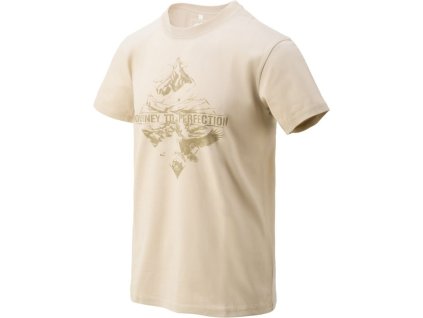 HELIKON Tričko Mountain Stream - khaki (TS-MOS-CO-13)