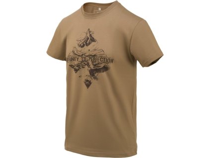 HELIKON Tričko Mountain Stream - U.S.brown (TS-MOS-CO-30)