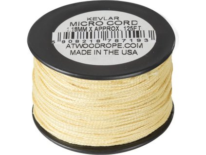 ATWOOD ROPE MFG Micro Cord 1,18mm x 125ft - yellow (CD-MK1-NL-26)