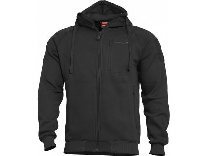 PENTAGON Mikina LEONIDAS 2.0 s kapucňou - čierna (K08016-BLK 2.0)