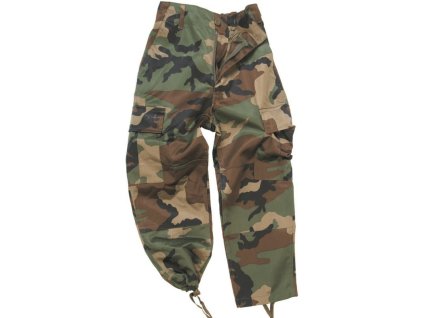 MILTEC Detské nohavice BDU - woodland (12031020)
