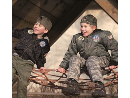 MILTEC Detská letecká bunda MA1 - olive drab (12003501)