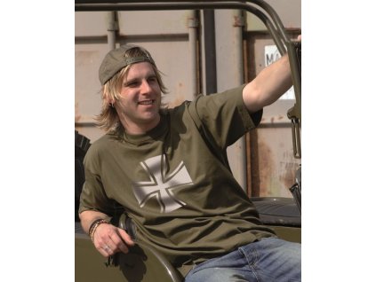 MILTEC Tričko s krížom - olive drab (11054001)