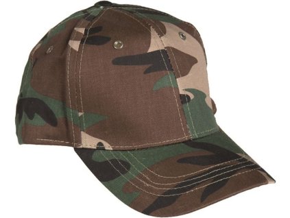 MILTEC Detská baseball šiltovka - woodland (12036020)